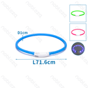 Nobleza Silikon-LED-Halsband mit 3 Helligkeitsstufen
