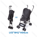 Nobleza Zwarte kinderwagen
