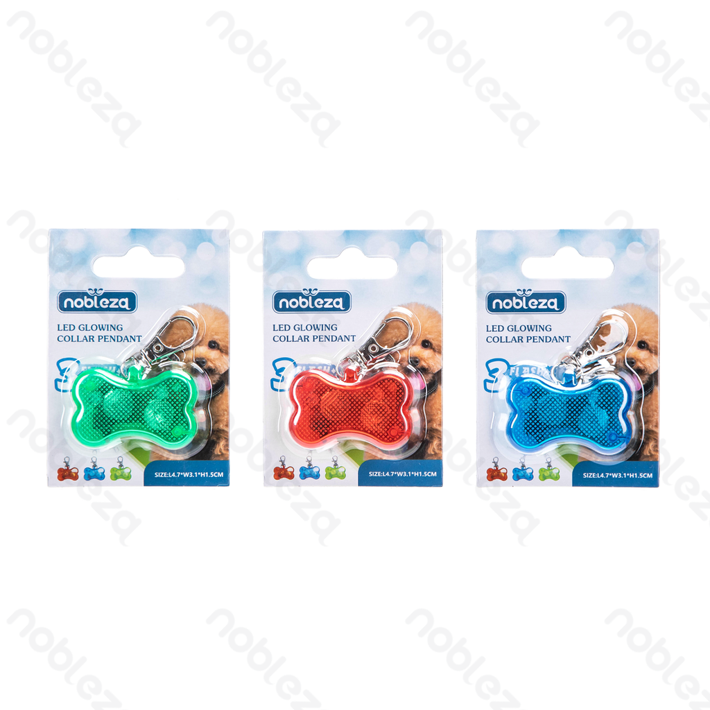[B40707LJ1] Nobleza LED halsbandhanger in de vorm van een bot