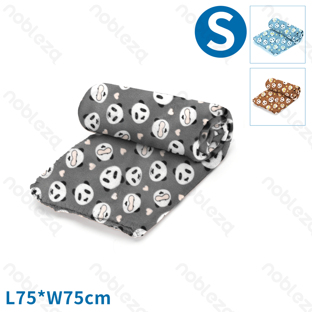 [B40703L2D] Nobleza-Decke mit Panda-Motiv für Haustiere