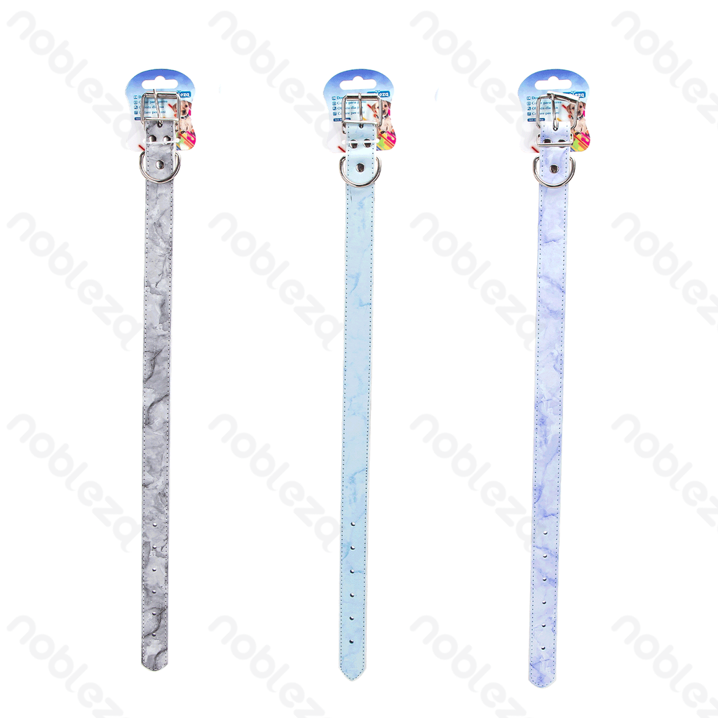 [B40707KF3] Nobleza PU lederen hondenhalsband met spikes