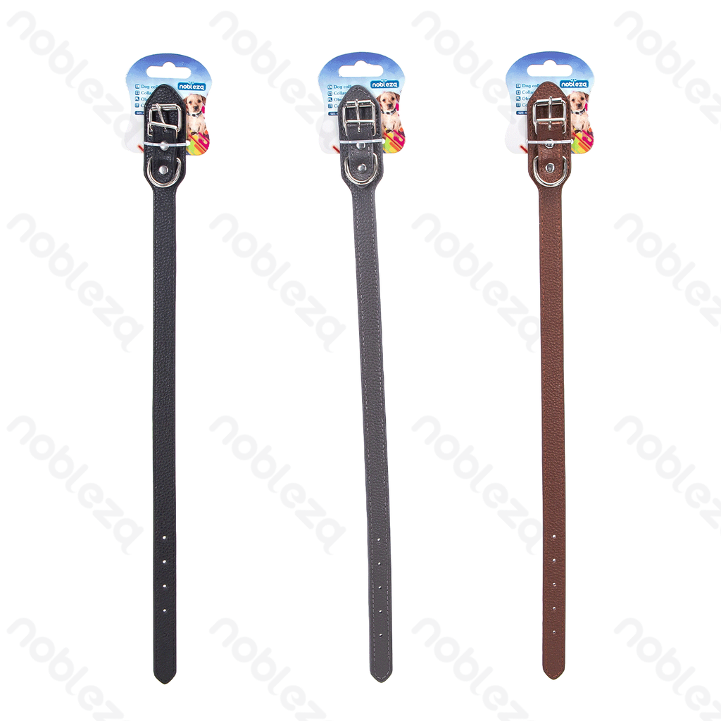 [B40707KE6] Nobleza PU lederen stevige hondenhalsband