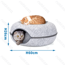 Nobleza Donutförmiges Katzen-Tunnelhaus