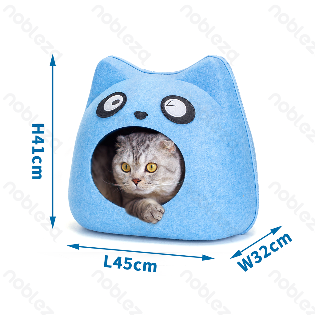 [B40303JA4] Nobleza Maison pour chat en forme de panda