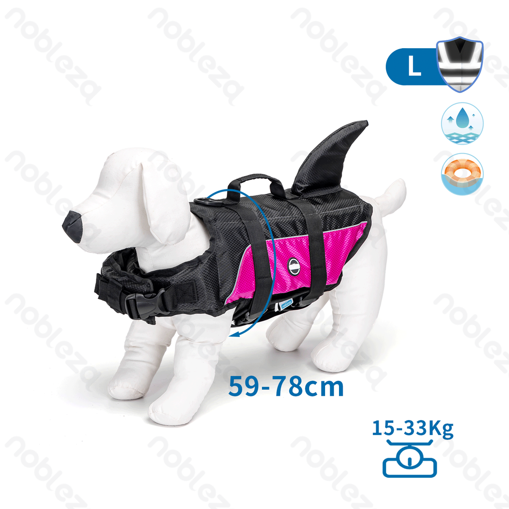 [B40701J1Y] Aigostar Reddingsvest voor huisdieren in de vorm van een haai