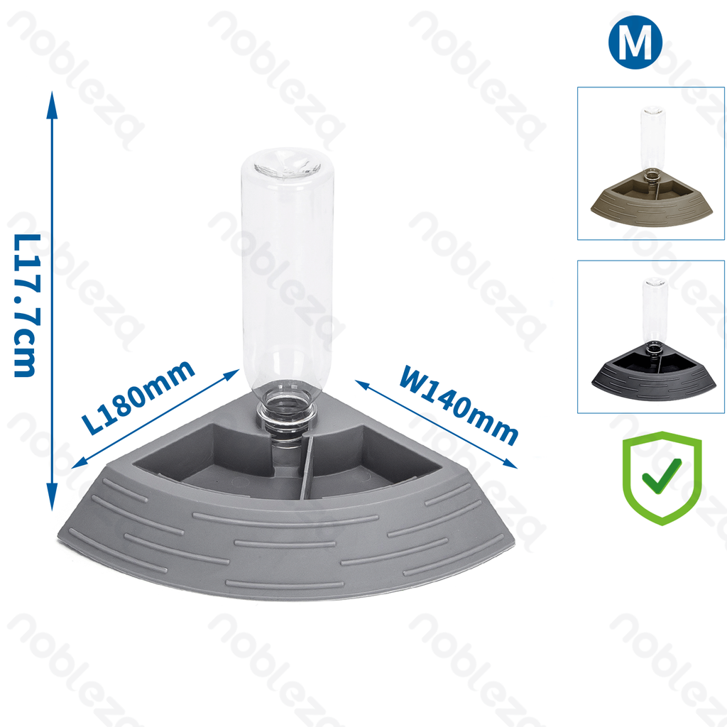 Nobleza Plastic Fan-Shaped Food and Water Bowl for Small Animals