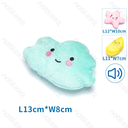 Aigostar Pluche hondenspeelgoed met geluid - Ster & Wolk & Maan