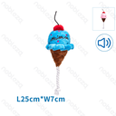 Aigostar Pluche Hondenspeelgoed met Geluid - Ijsje