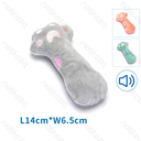 Nobleza Plüsch-Hundespielzeug mit Geräusch – Bärenpfote