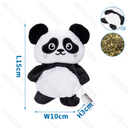 Nobleza – Plüsch-Panda-Spielzeug mit gekräuseltem Katzenminze