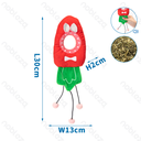 Aigostar Gekreukt kattenkruid pluche wortel speelgoed