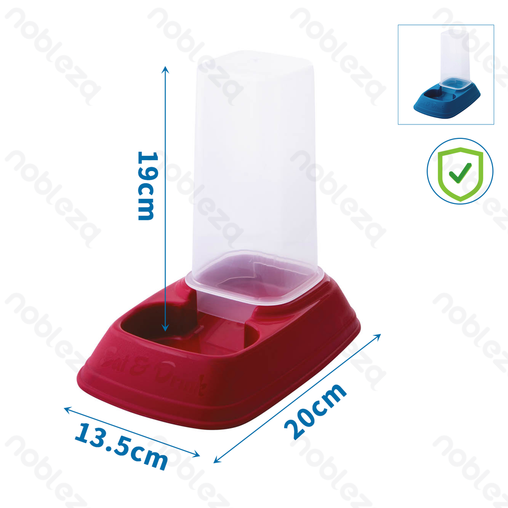 [B40703HD4] Nobleza Automatische voer- en waterbak huisdier