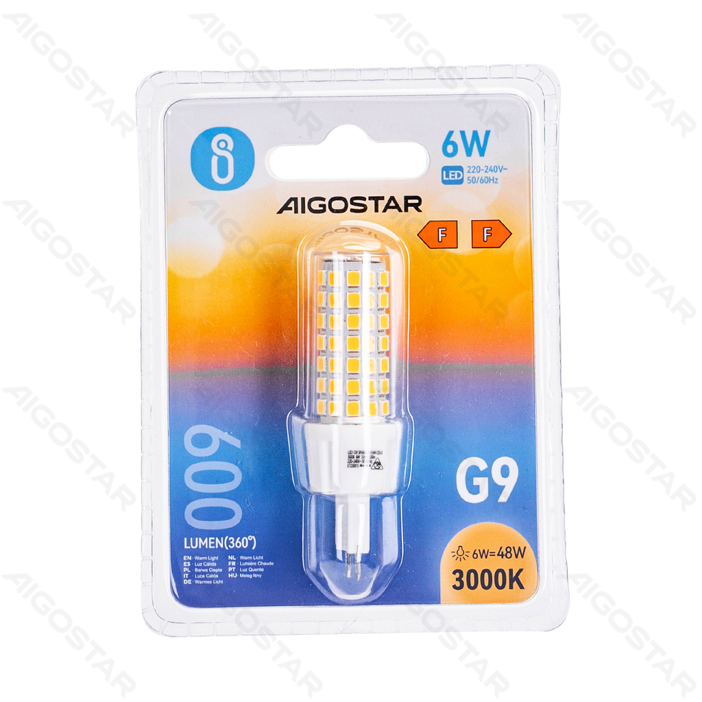 Aigostar LED Lampkralen G9 6W