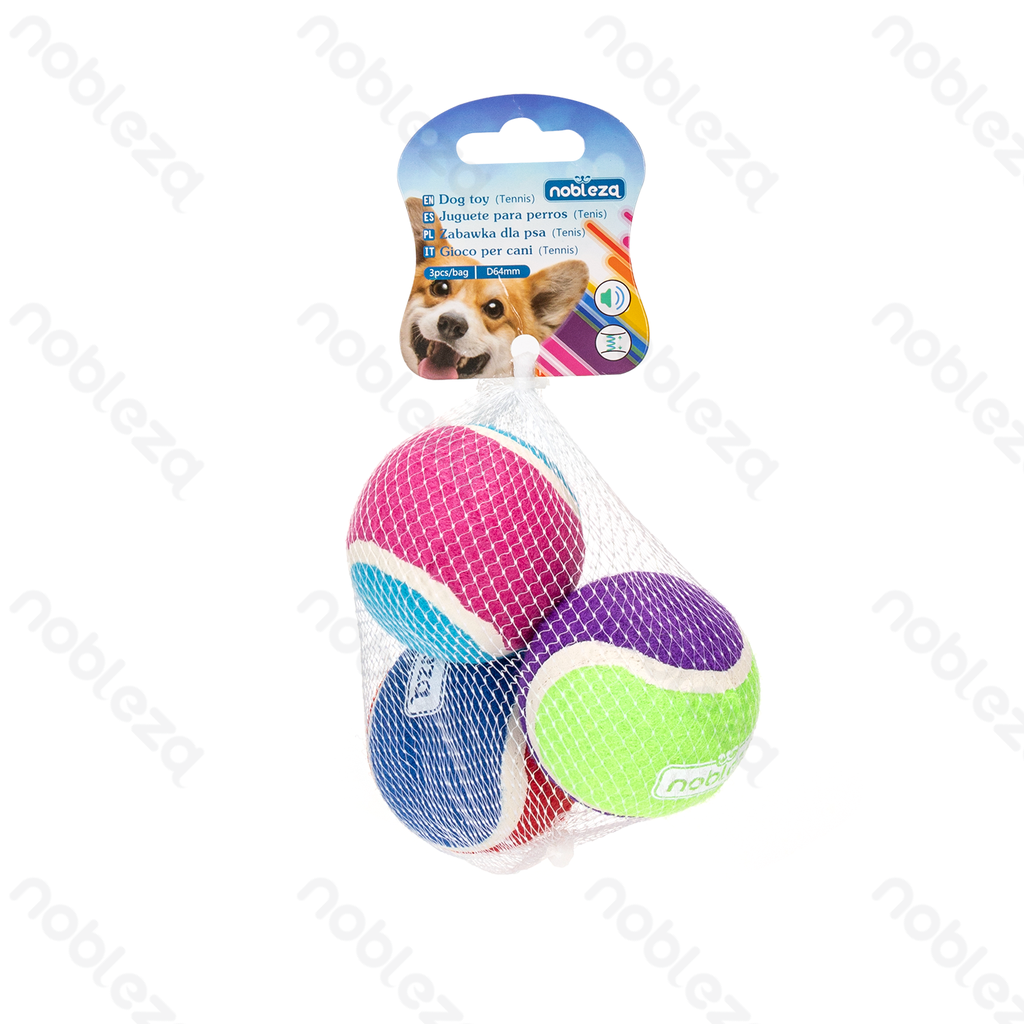 [B40708H3S] Nobleza Highly elastic tennis toy with sound