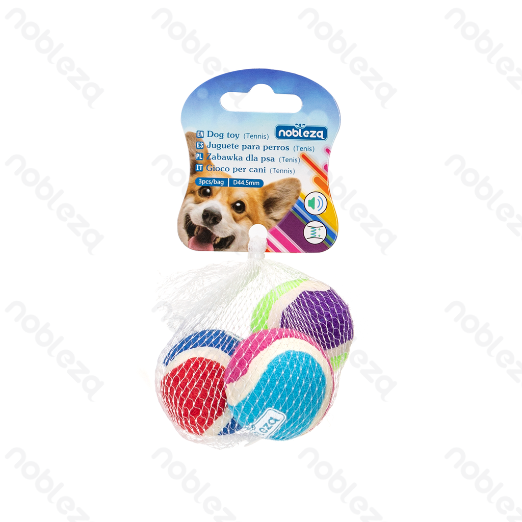 [B40708H3Q] Nobleza – Hoch elastisches Tennisspielzeug mit Geräusch