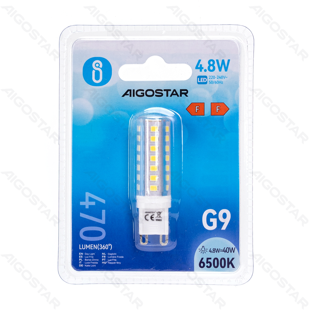 Aigostar LED Lampkralen G9 4.8W