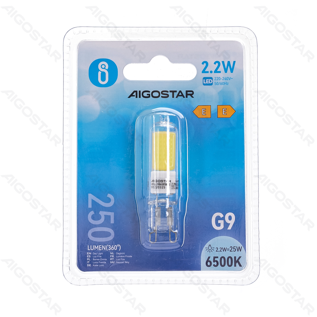 [B10101H34] Aigostar LED Lampkralen Glas G9 2.2W