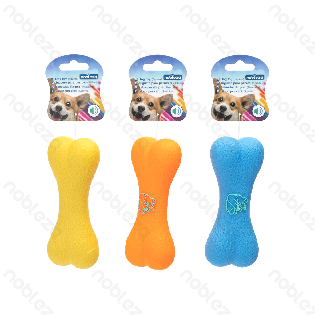 [B40708HI4] Nobleza Bot Vinyl Dog Squeaker Toy