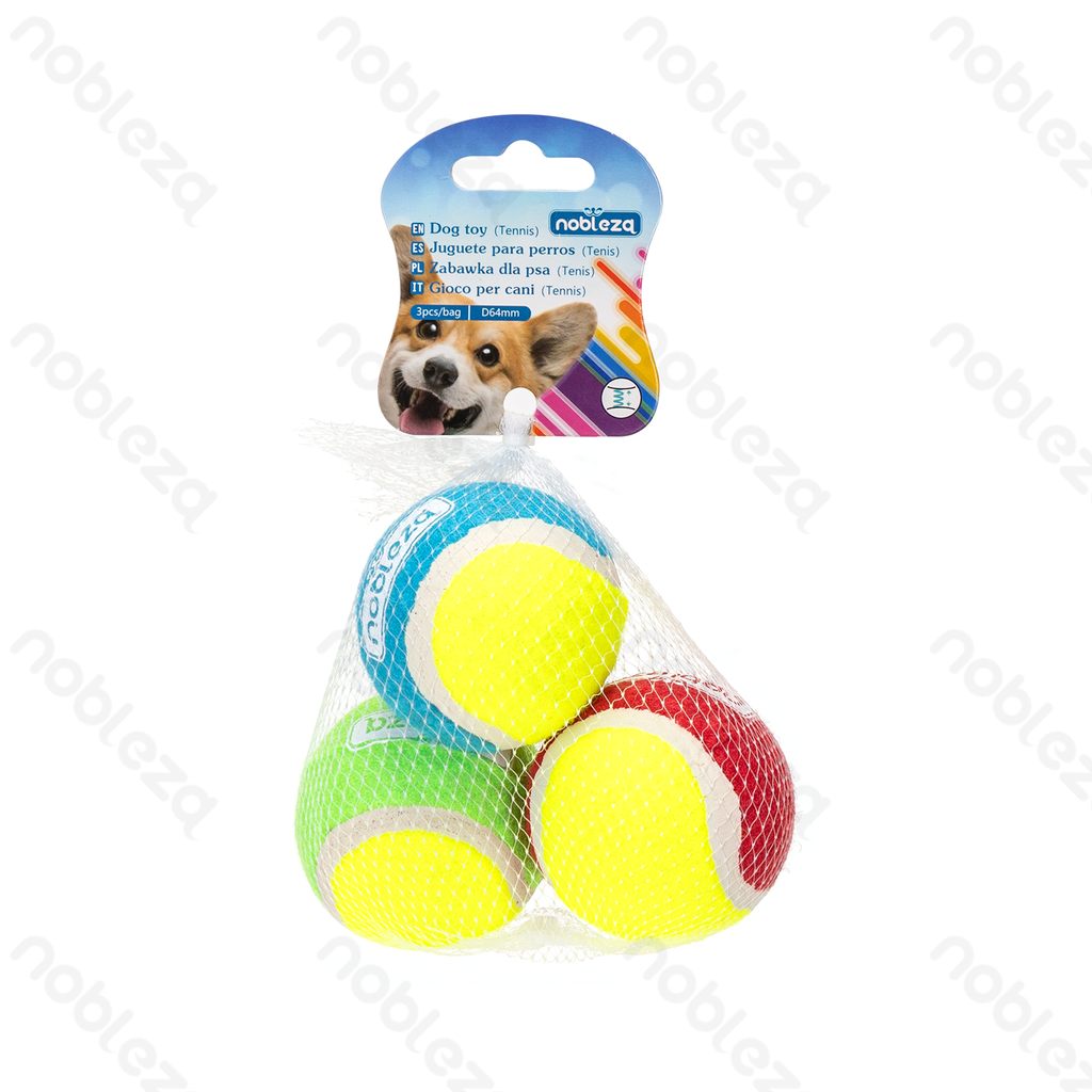 [B40708H3O] Nobleza Elastic Toy Tennis Ball