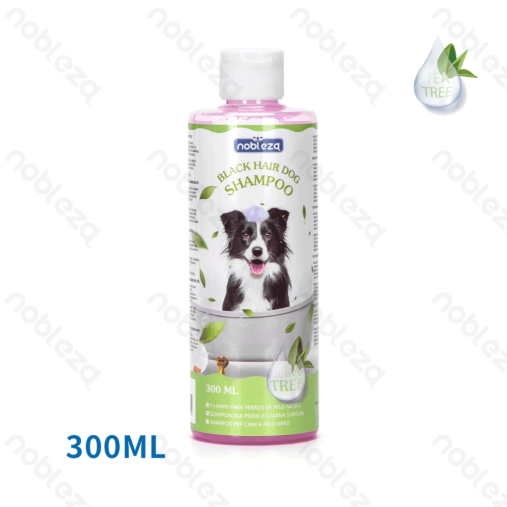 [B40706FU0] Nobleza Shampoo mit Teebaumduft für schwarzfellige Hunde