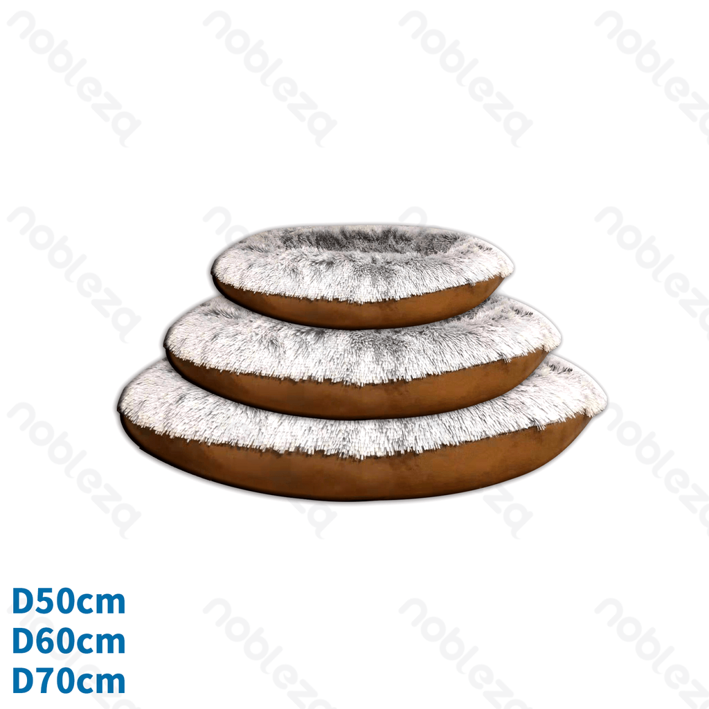 [B40703G5E] Nobleza 3-delige pluche huisdierbed set
