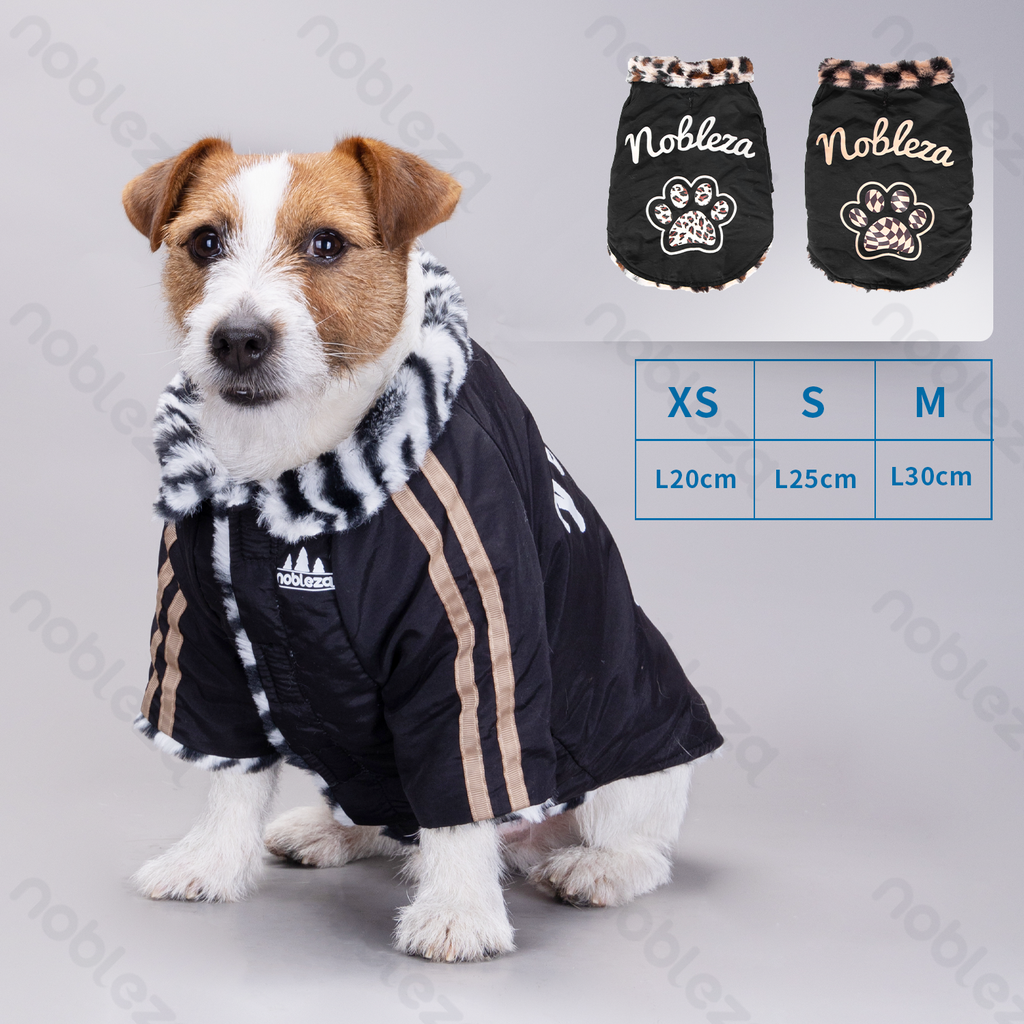 [B40701C77] Nobleza Double-sided sports jacket with animal print