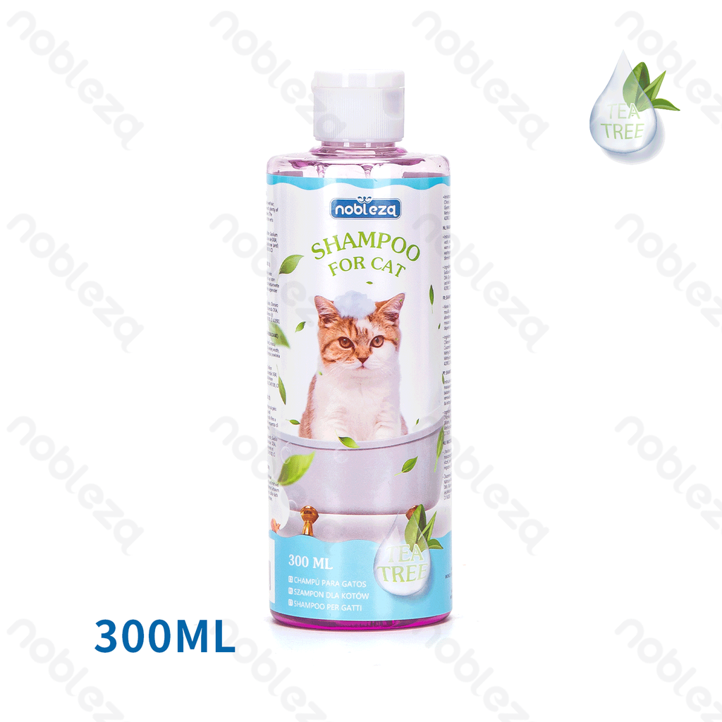 [B40305FU3] Nobleza Shampoo mit Teebaumduft für Katzen (universell)