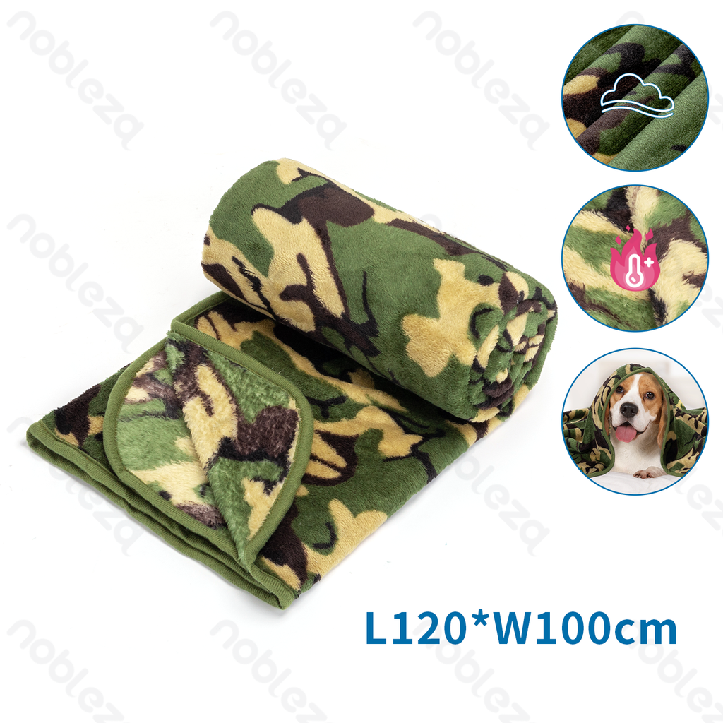 [B40703H5T] Nobleza Decke mit Camouflage-Muster für Haustiere