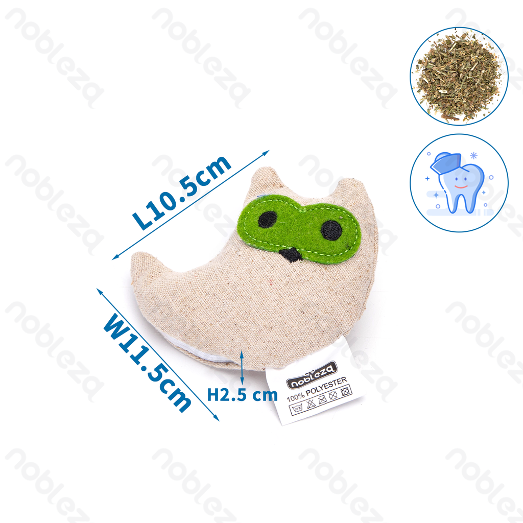 [B40307C52] Nobleza Cuddly Owl with Catnip