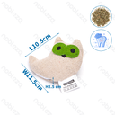 Nobleza Knuffel uil met kattenkruid