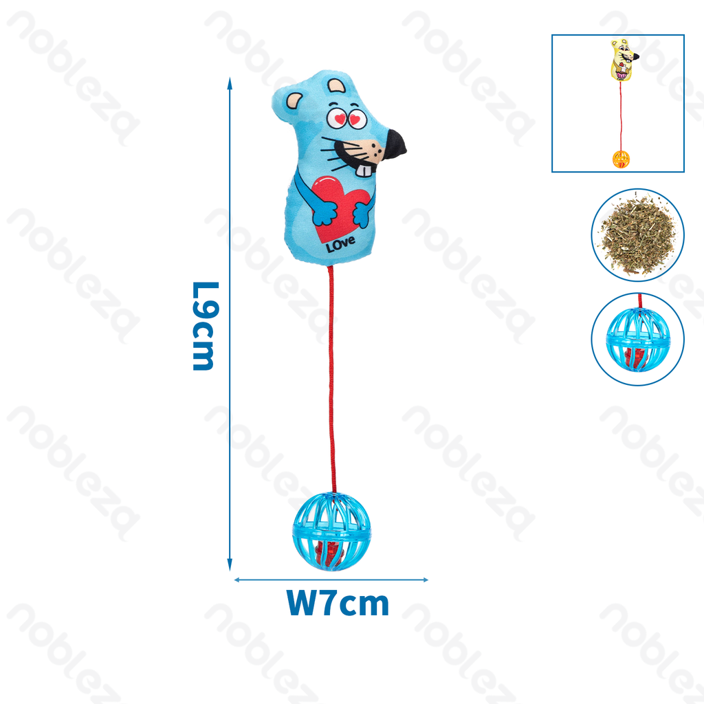 [B40307B88] Jouets pour chats Nobleza en forme d'animaux