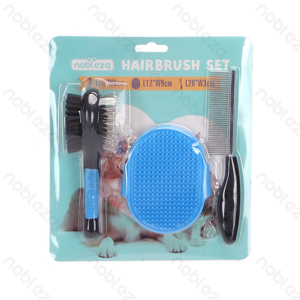 [B40706B71] Nobleza Hairbrush Set