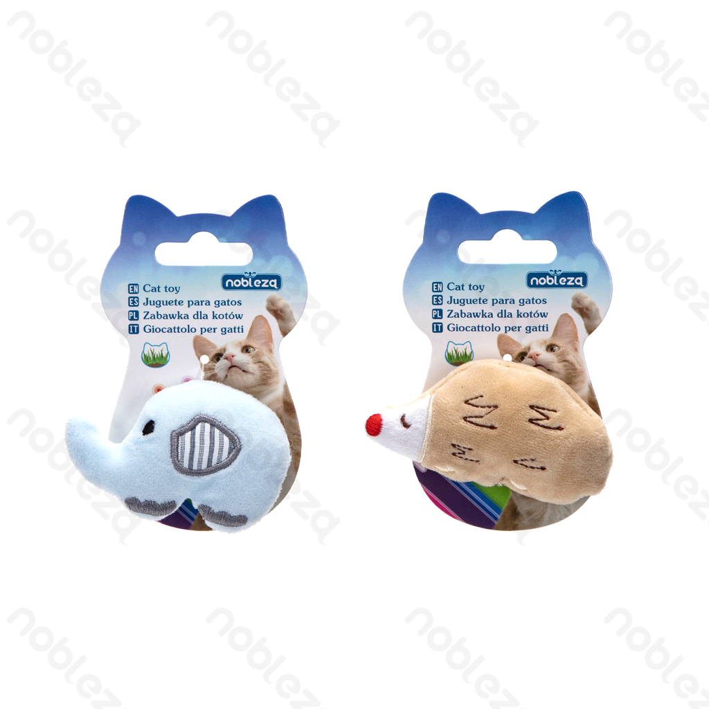 [B40307B85] Nobleza Animal-Shaped Cat Toys