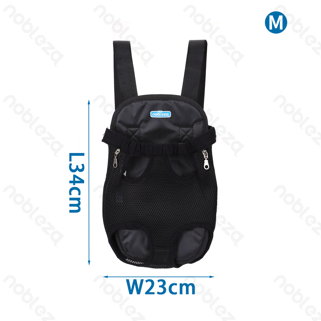 [B40707AH4] Nobleza Rucksack für Haustiere mit Öffnung für die Pfoten