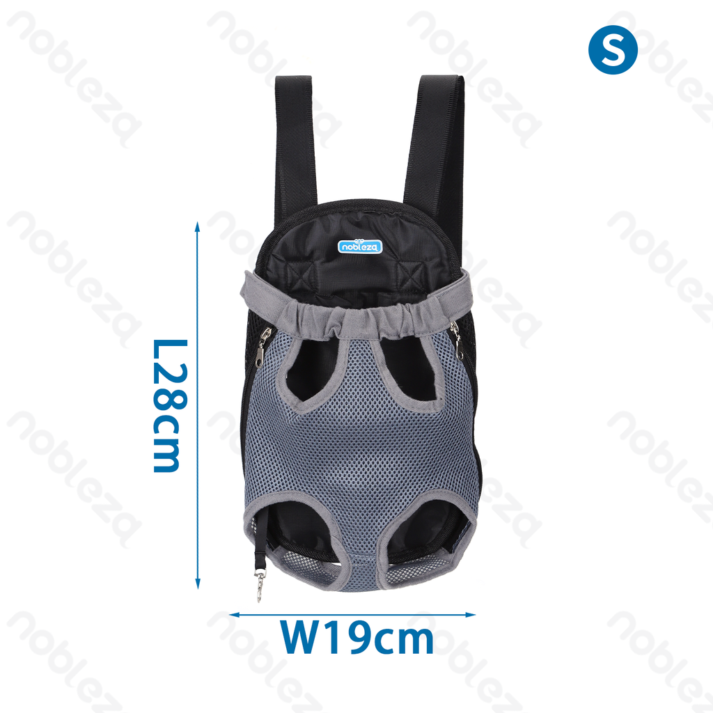 [B40707AH6] Nobleza Rucksack für Haustiere mit Öffnung für die Pfoten