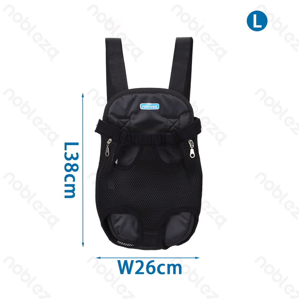 [B40707AH5] Sac à dos Nobleza pour animaux de compagnie avec ouverture pour les pattes