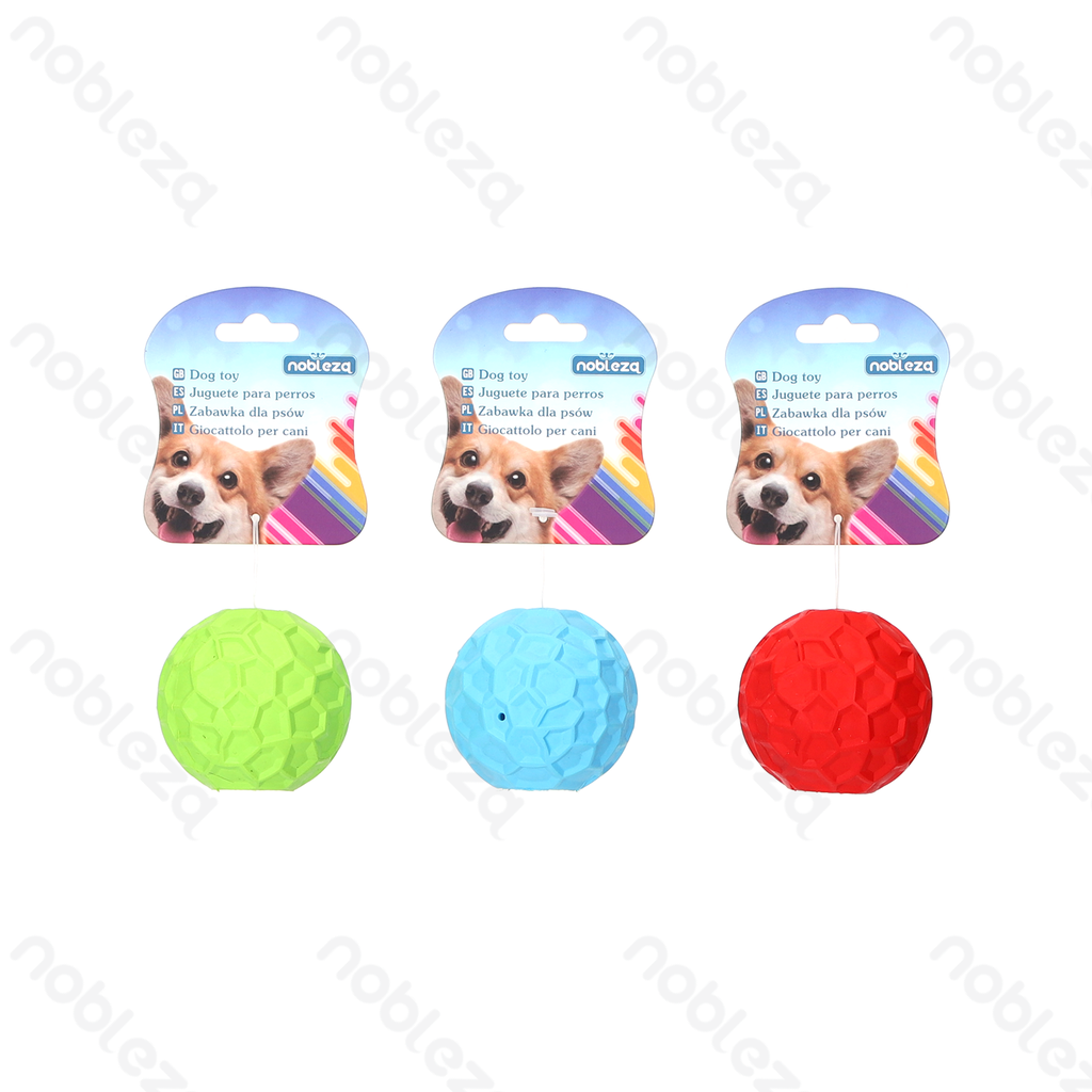 [B40708AD1] Aigostar Rubberen klinkende bal met metselwerkpatroon