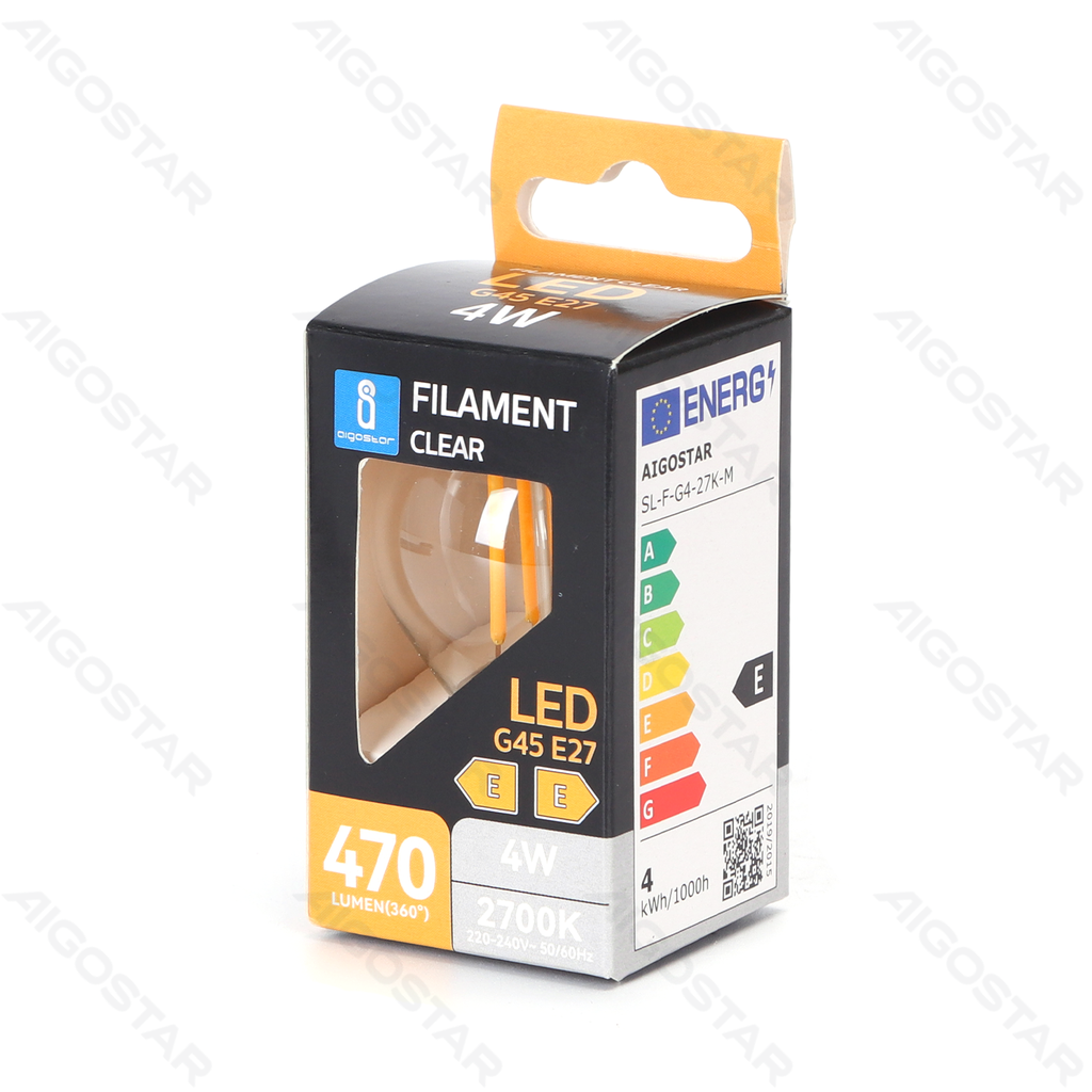 LED-Glühbirne (hell) G45 E27 4 W