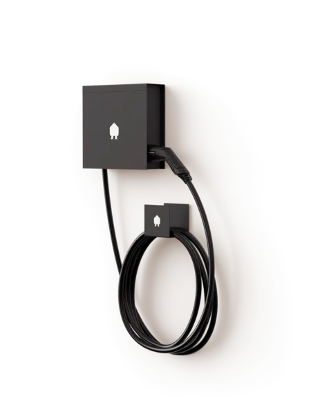 [EVWC-332-C8R-E-B] Smappee Laadpaal EV Wall Black,1-3-fasig, tot 22kW, wandmontage, 1x T2 kabel 8m, zwart