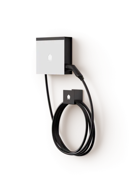 Smappee EV Wall Ladestation, 1-3-phasig, bis zu 22 kW, Wandmontage, 1x T2-Kabel 8 m, weiß