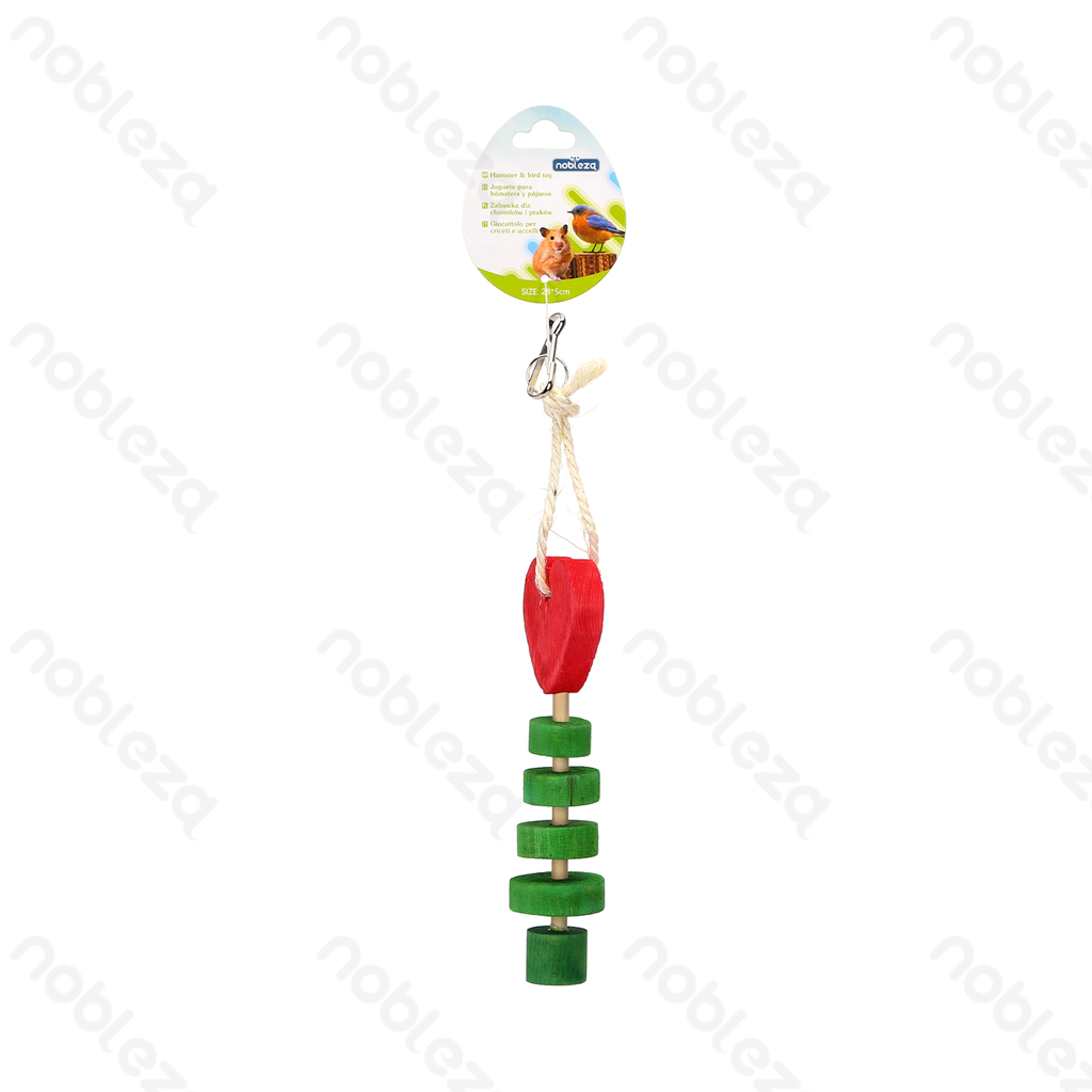 Nobleza Koord met hartje en kerstboom