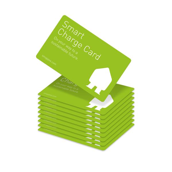 [EV-RFID-CARDS-10] Smappee RFID package of 10 RFID cards for whitelisting
