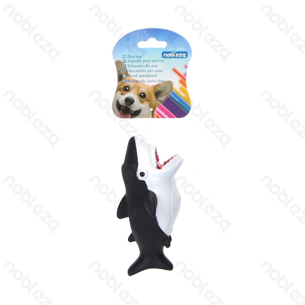 Jouet pour chien en vinyle « Nobleza Haai » qui couine
