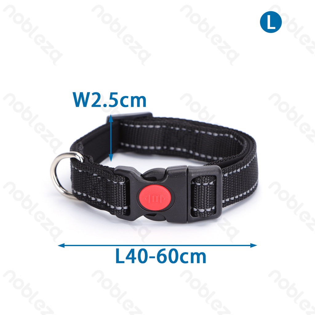 [B40707ZQG] Nobleza Classic Collar with Safety Buckle