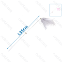 Nobleza Cat Toy Fishing Rod with Feather