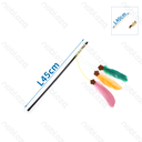 Nobleza Cat Toy Rod with Feather