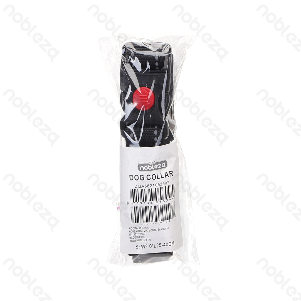 [B40707ZQA] Nobleza Classic Collar with Safety Buckle