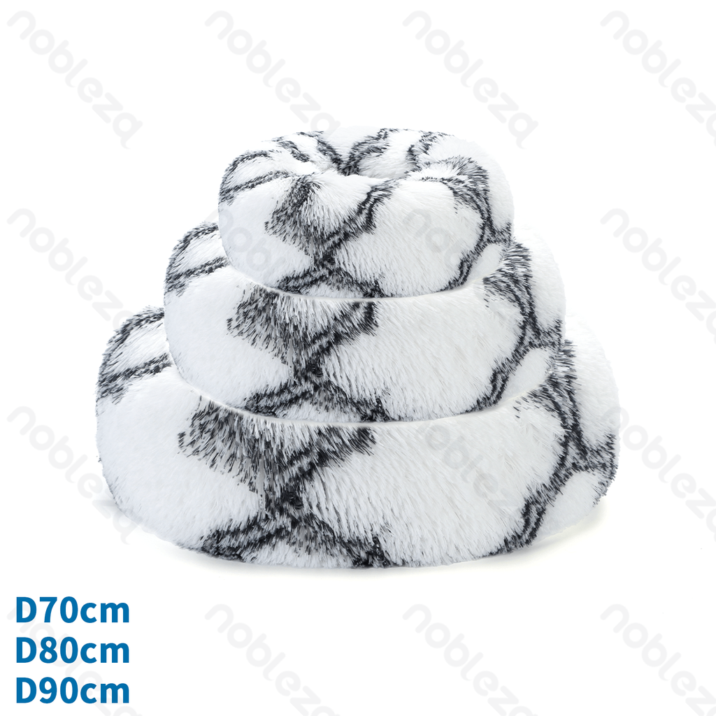 Nobleza 3-delig pluche diep huisdierbed