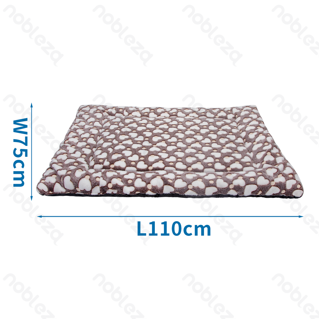 [B40703YFK] Nobleza Samt-Haustierkissen mit Aufdruck