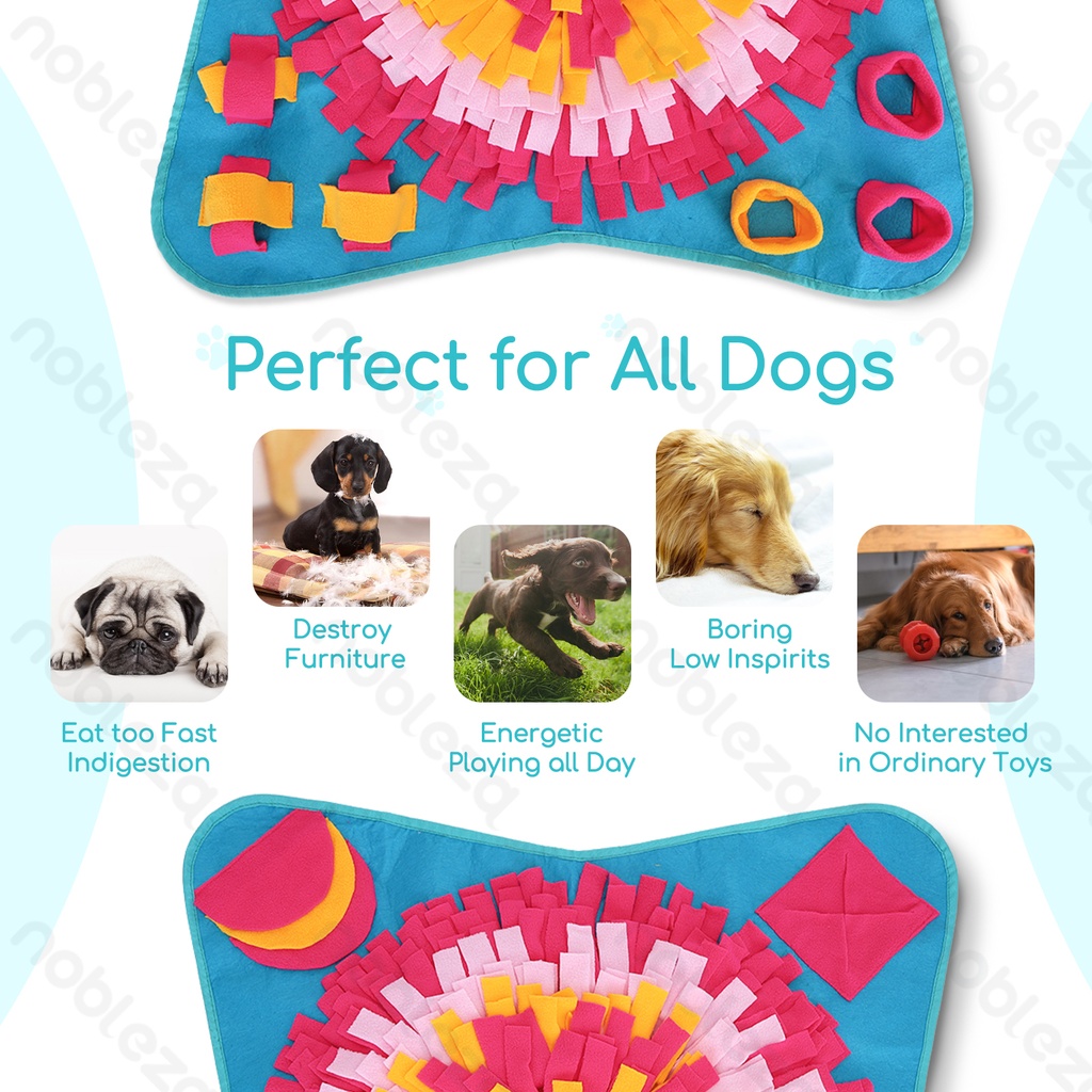 [B40708YWS] Nobleza Pet Snuffle Mat